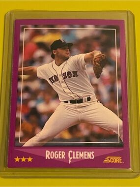 Roger Clemens #110 1988 Score Baseball Trading Card